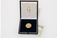 Lot 59 - An Italian gold commemorative coin