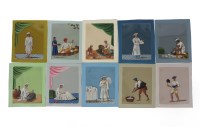 Lot 1238 - A collection of twin Indian mica paintings