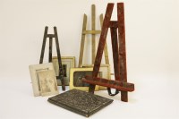 Lot 238 - A group of music easels and folders