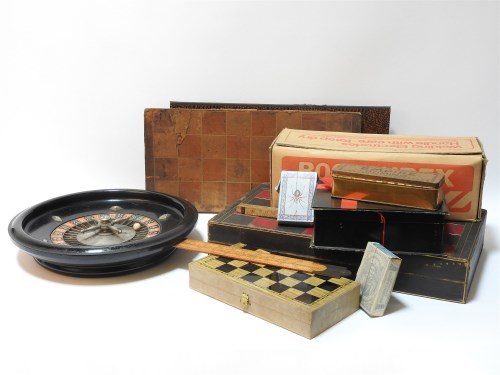 Lot 255 - A quantity of 19th century and later gaming boards