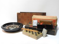 Lot 255A - A quantity of 19th century and later gaming boards