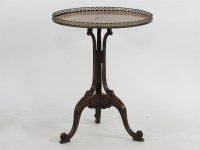 Lot 1762 - A mahogany tripod table