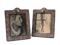 Lot 1283 - A pair of modern silver photo frames