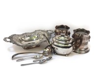 Lot 1483 - A quantity of silver plated and Sheffield plated items to include