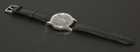 Lot 11 - A gentleman's stainless steel Cornavin Geneve Amf P810 jumping hours automatic strap watch