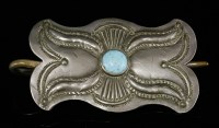 Lot 59 - A Native American Indian silver manta pin