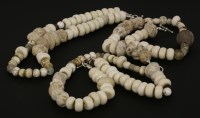 Lot 63 - Three Jenny Lauren stone glass and bead necklaces