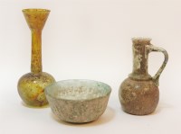 Lot 162A - Three ancient items of glass