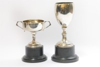 Lot 123 - Two silver trophies