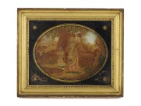 Lot 426A - A Regency silkwork embroidered picture