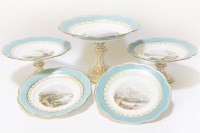 Lot 292 - A Davenport part dessert service