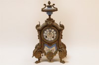 Lot 218 - A late 19th century Continental time piece