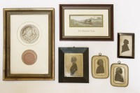 Lot 98 - A pair of silhouette portraits of H Muntinghe and L van Bolhuis