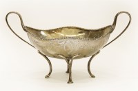 Lot 135 - A silver two handled bowl