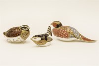 Lot 169 - Three Royal Crown Derby paperweights