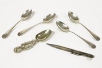 Lot 71 - Four silver teaspoons