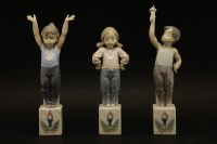 Lot 189 - Three Lladro Barcelona Olympics porcelain figures