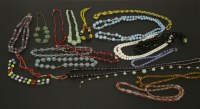Lot 1569 - Assorted Art Deco bead necklaces