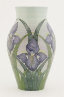 Lot 224 - A Dennis Chinaworks 'Iris' pottery vase