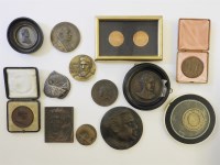 Lot 99 - A bronze Henry Hallam commemorative medallion