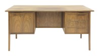Lot 607 - A Danish rosewood desk
