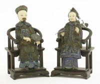 Lot 181 - A rare pair of figures