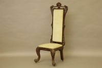 Lot 470 - A late 19th century rosewood prie dieu