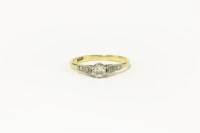 Lot 20 - A gold single stone diamond ring