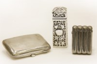 Lot 68 - A Victorian silver scent bottle