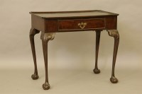 Lot 463 - A George III Irish mahogany silver table