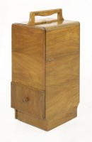 Lot 427 - An Art Deco walnut drinks cabinet