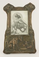 Lot 95 - A copper photograph frame