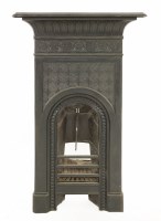 Lot 33 - Two matching Victorian cast iron fireplaces