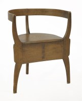 Lot 147 - A Scottish Arts and Crafts oak chair