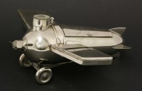 Lot 230 - An Art Deco chrome-plated smoker's compendium