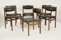 Lot 545 - A set of six Danish rosewood dining chairs (6)