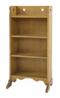 Lot 81 - An oak open bookcase