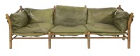 Lot 577 - A 'Kontiki' three-seater settee