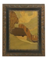 Lot 398 - A Rowley Gallery marquetry panel