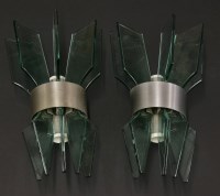 Lot 736 - A pair of Fontana Arte wall lights