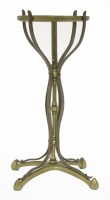 Lot 156 - A WAS Benson brass and copper oil lamp stand