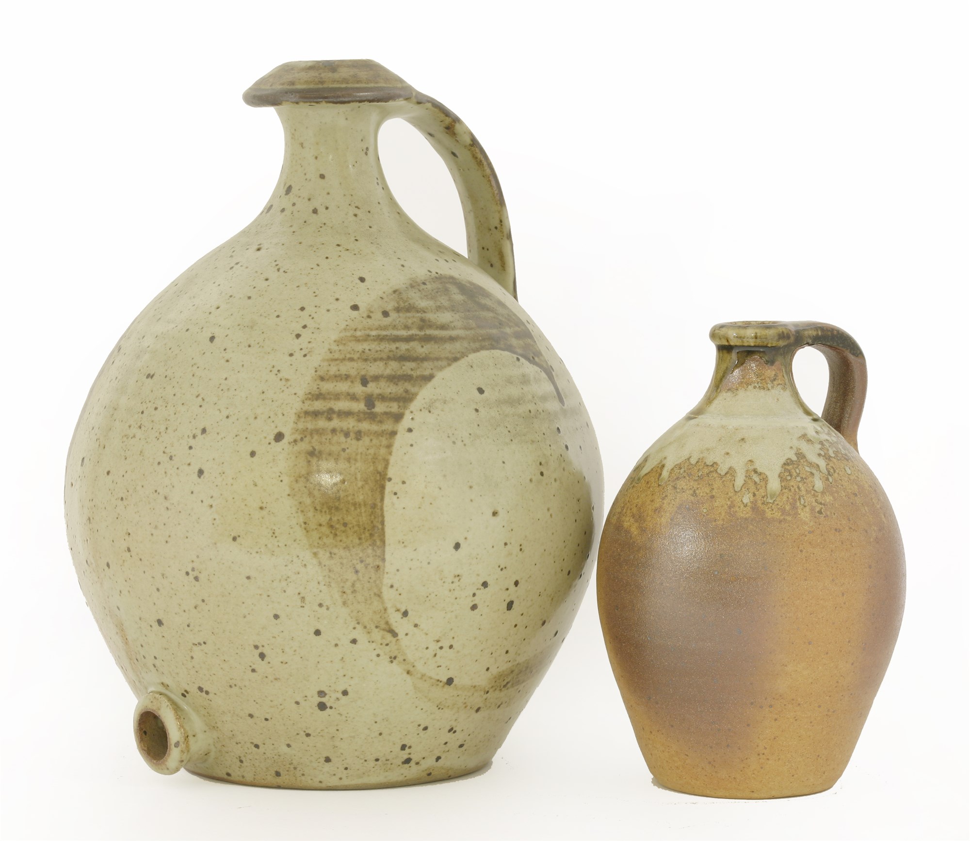 Lot 460 A large stoneware cider jar