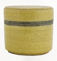 Lot 469 - A yellow-glazed jar and cover