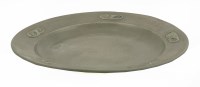 Lot 46 - An Art Nouveau Tudric pewter circular shallow dish