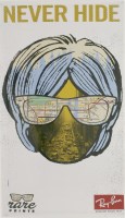 Lot 469 - A Rayban poster 'Never Hide'