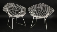 Lot 652 - A pair of 'Diamond' chairs