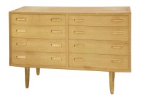 Lot 776 - A teak chest of eight drawers