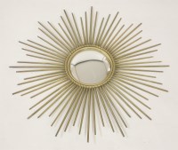 Lot 553 - A sunburst mirror