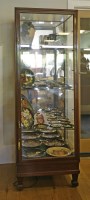 Lot 466 - A mahogany display cabinet