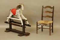 Lot 587 - A child's rocking horse
